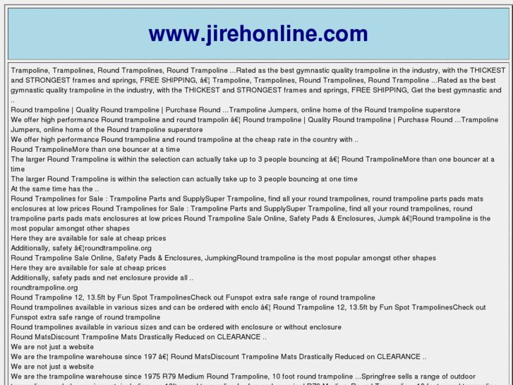 www.jirehonline.com