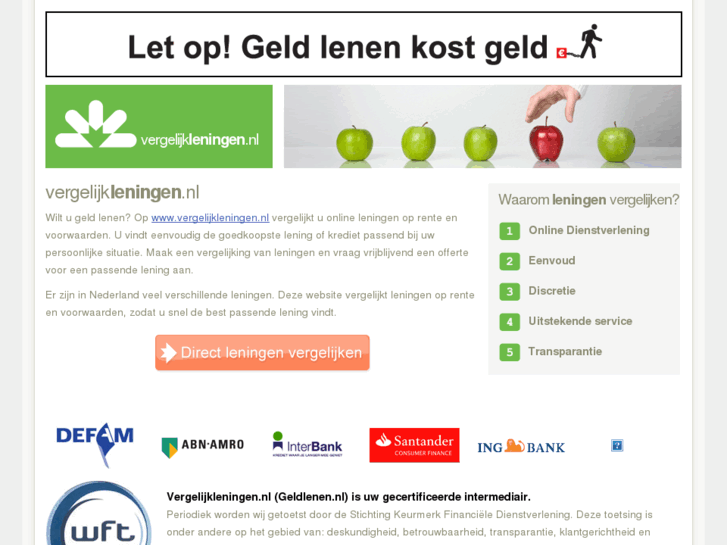 www.vergelijkleningen.nl