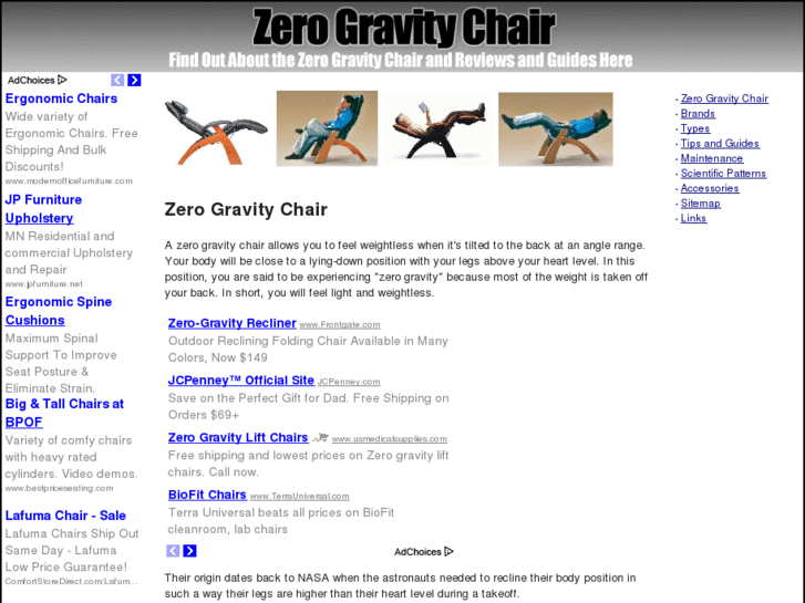 www.zerogravitychair.org