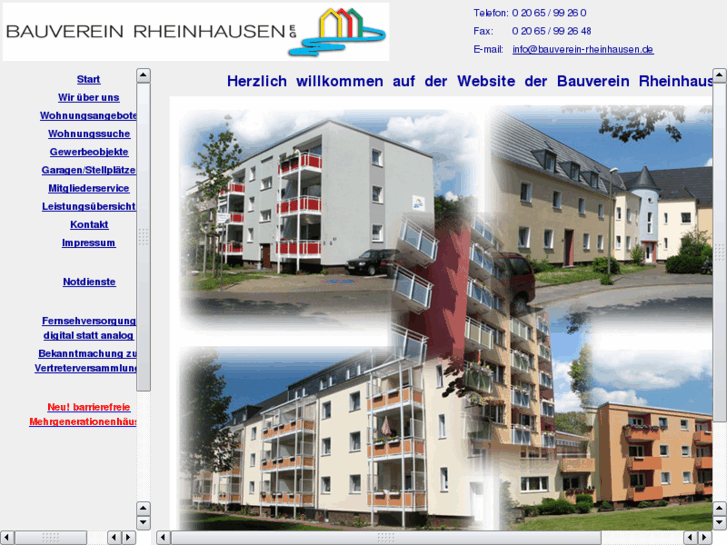 www.bauverein-rheinhausen.com