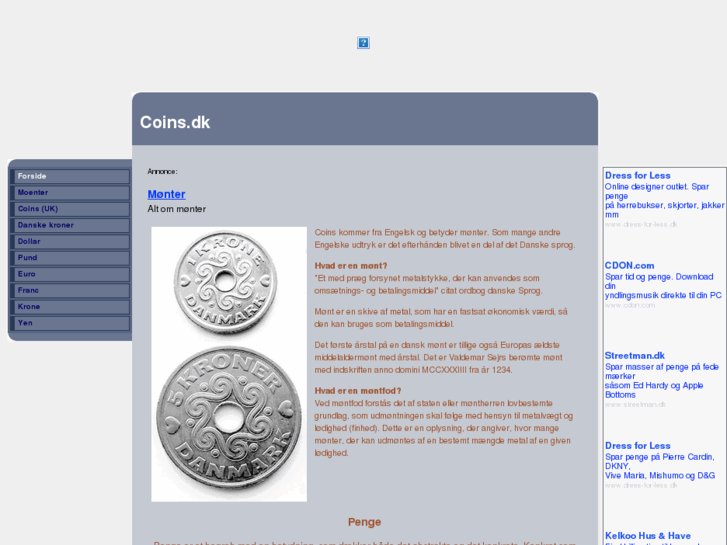 www.coins.dk