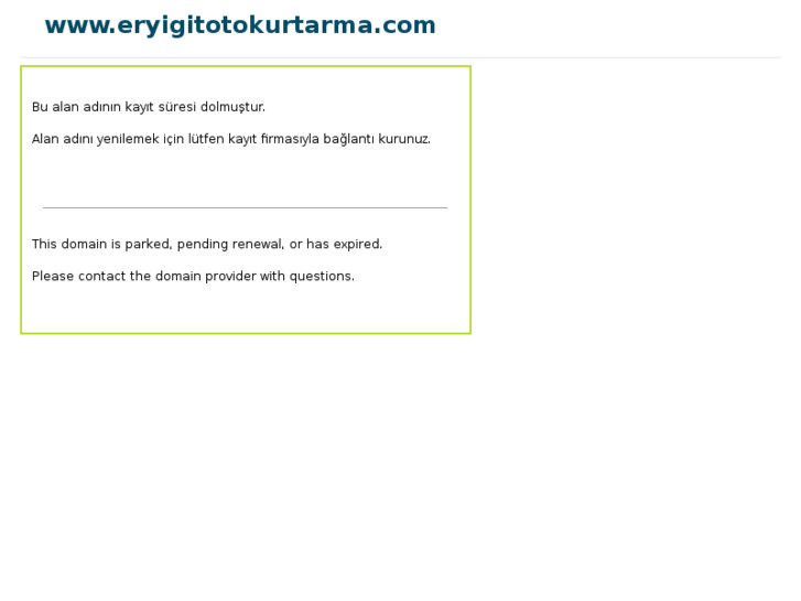 www.eryigitotokurtarma.com