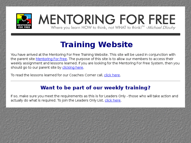 www.mentoring-for-free.com