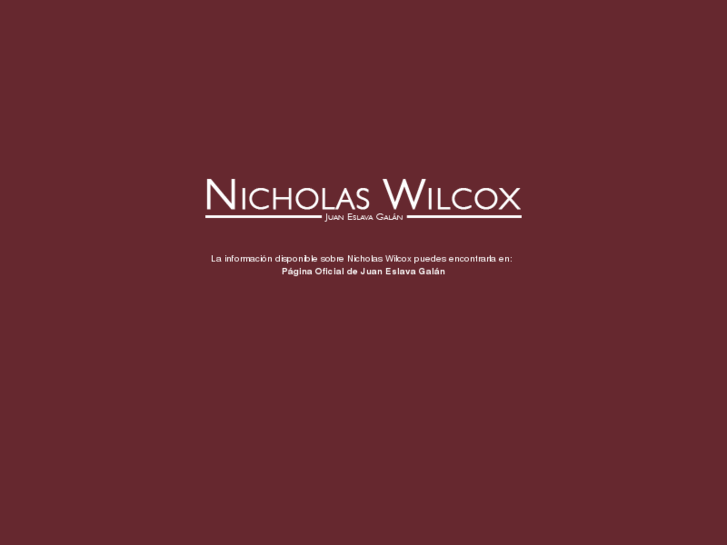 www.nicholaswilcox.com