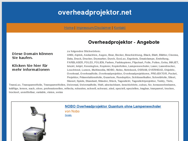 www.overheadprojektor.net