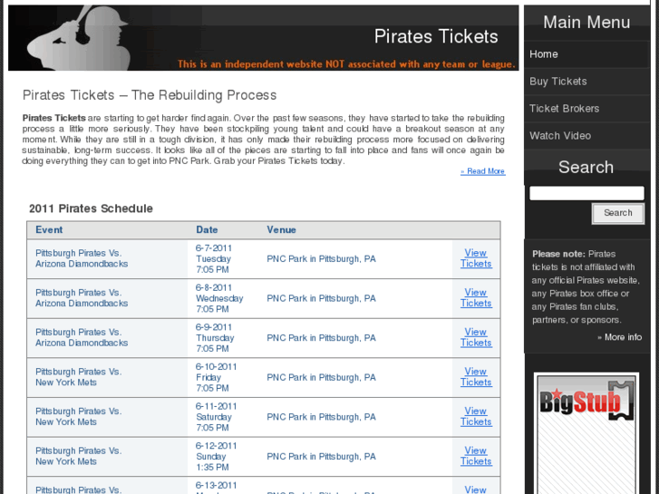 www.piratestickets.org