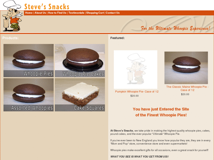 www.stevessnacks.biz