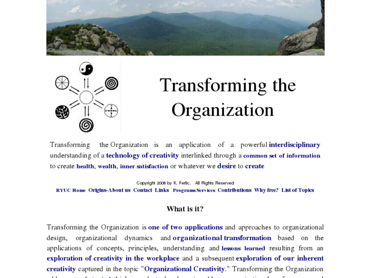 www.transformingtheorganization.com