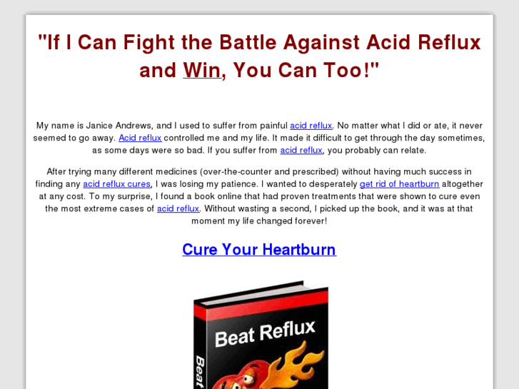 www.treatingacidreflux.net