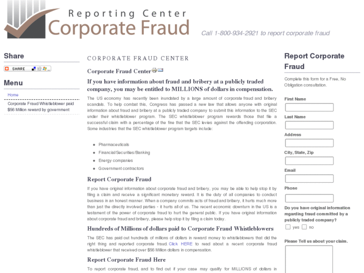 www.corporatefraudcenter.net