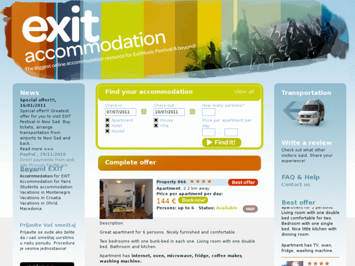 www.exitaccommodation.com