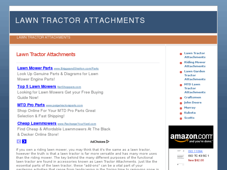 www.lawn-tractor-attachments.com