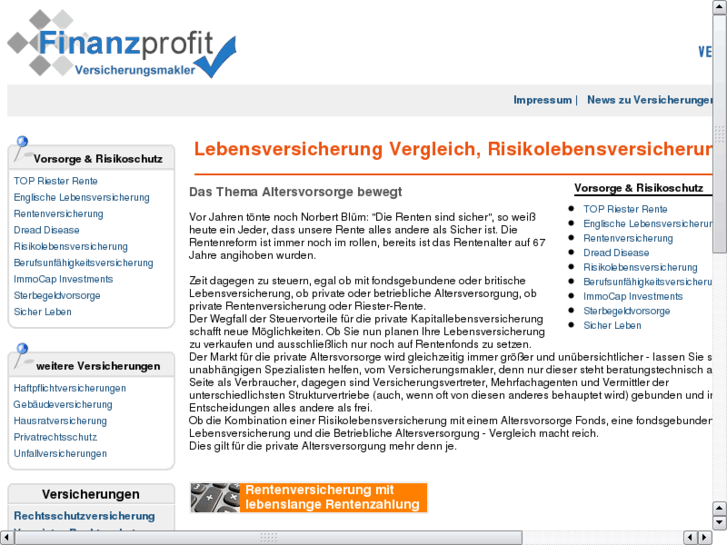 www.lebensversicherungen.ws