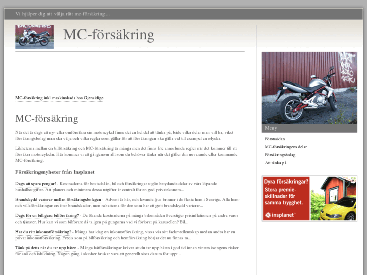 www.mcforsakring.nu