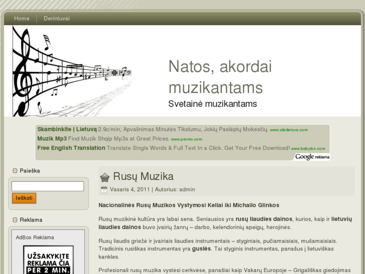 www.muzikalus.eu