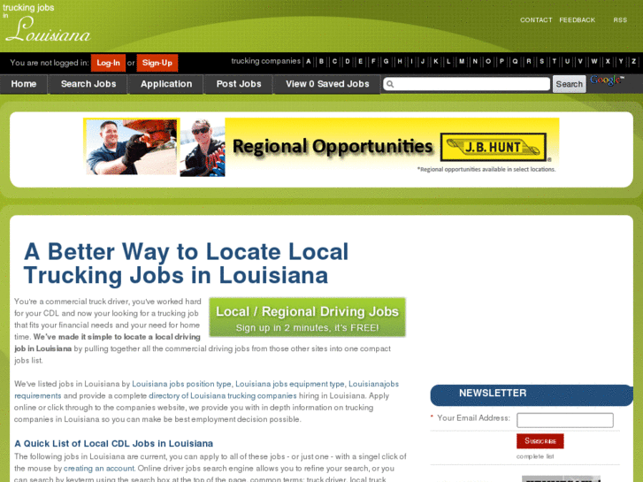 www.truckingjobsinlouisiana.com