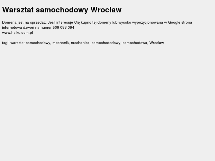 www.warsztatsamochodowy.wroclaw.pl