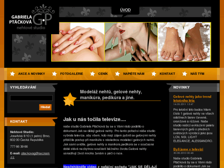 www.gabrielaptackova.cz