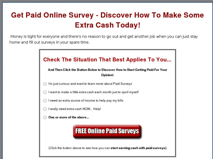 www.getpaidonlinesurvey.net