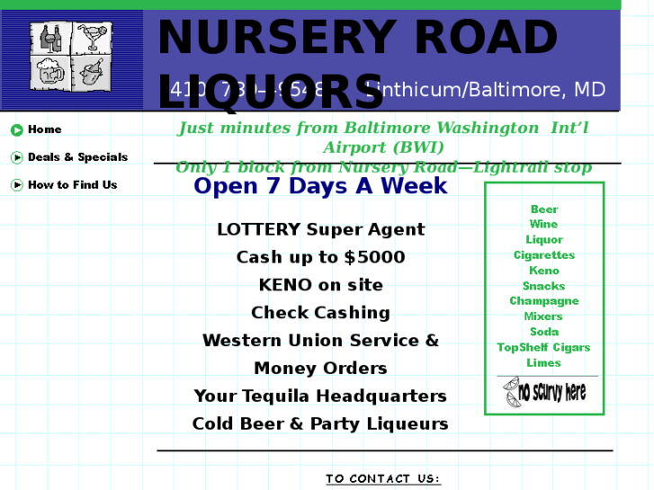 www.nurseryroadliquors.com