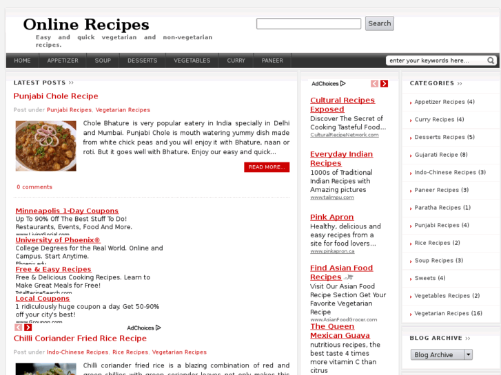 www.onlinerecipeideas.com