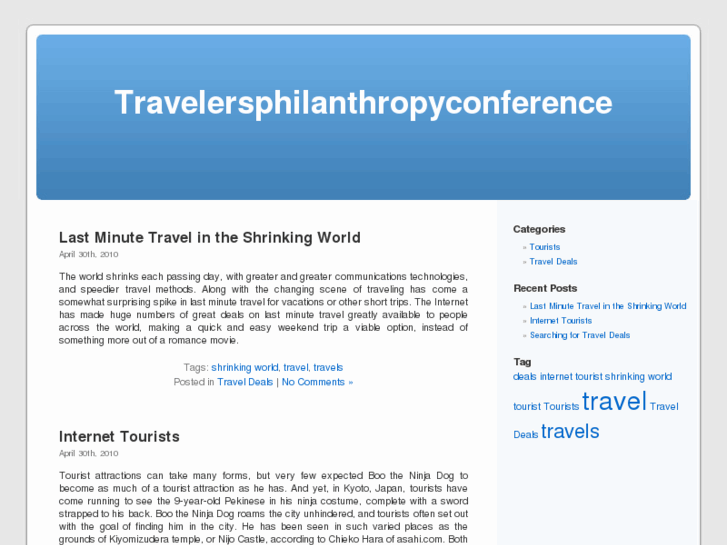 www.travelersphilanthropyconference.org