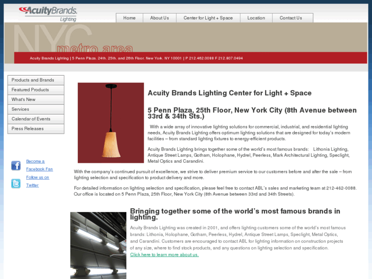 www.acuitylightingnyc.com