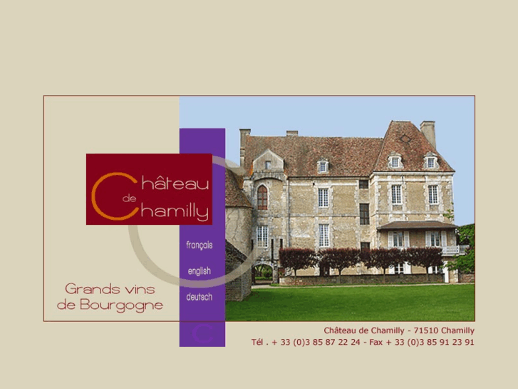 www.chateaudechamilly.com