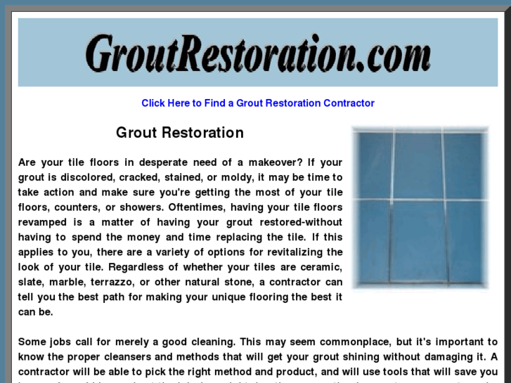 www.groutrestoration.com