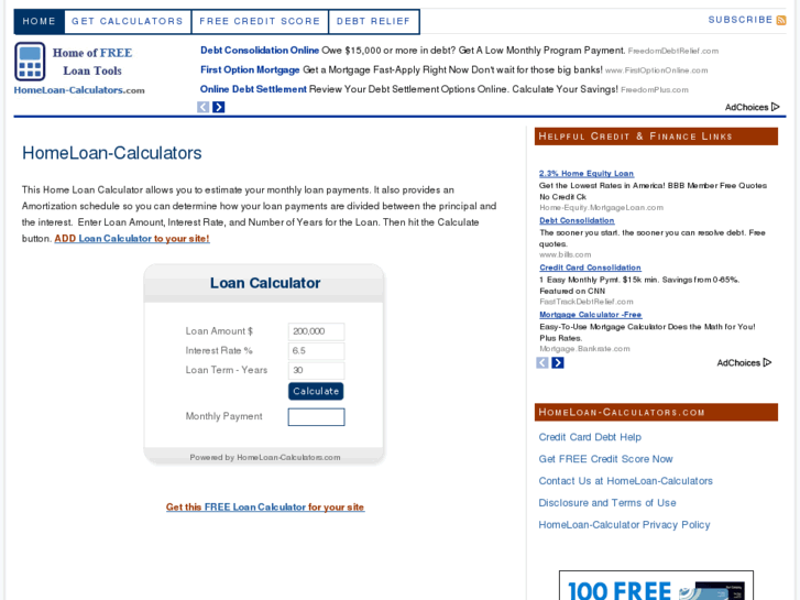 www.homeloan-calculators.com