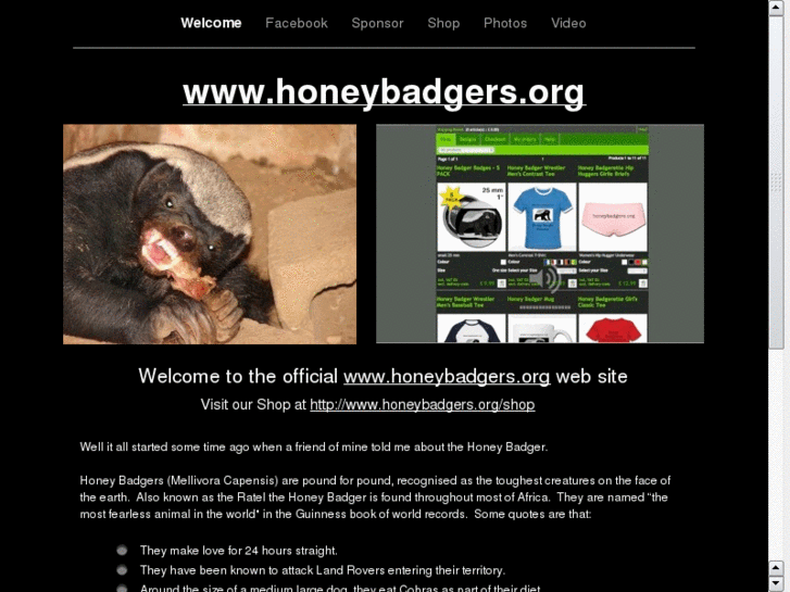 www.honeybadgers.org