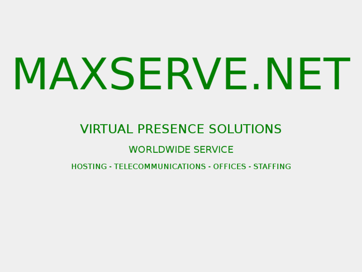 www.maxserve.net