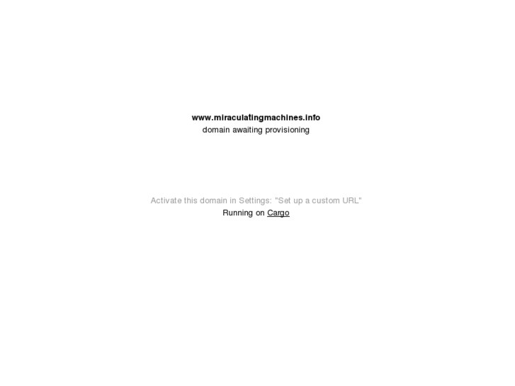 www.miraculatingmachines.info