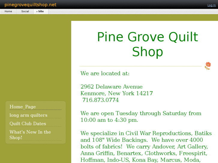 www.pinegrovequiltshop.net