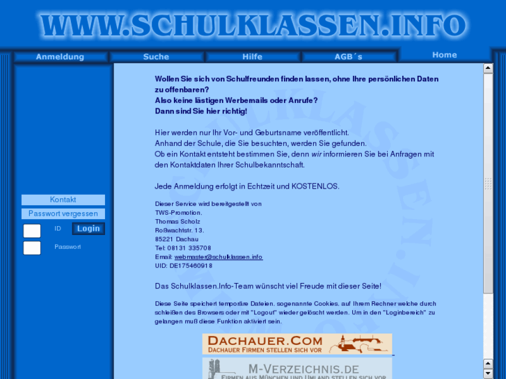 www.schulklassen.info