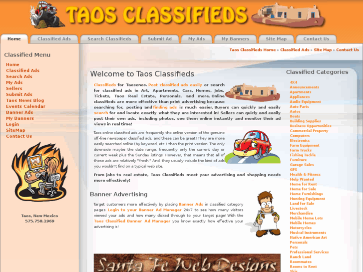 www.taos-classifieds.com