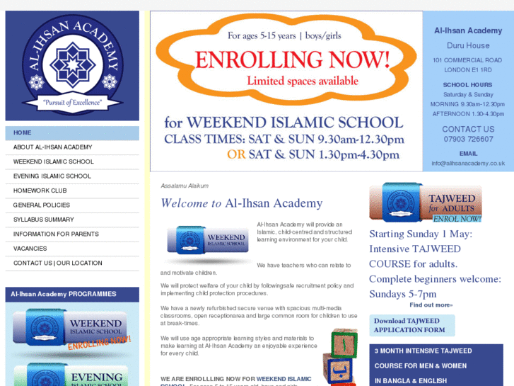 www.alihsanacademy.co.uk