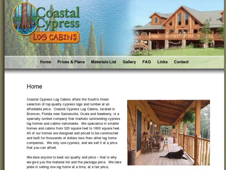 www.coastalcypresslogcabins.com