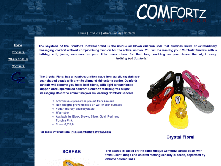 www.comfortzsandals.com