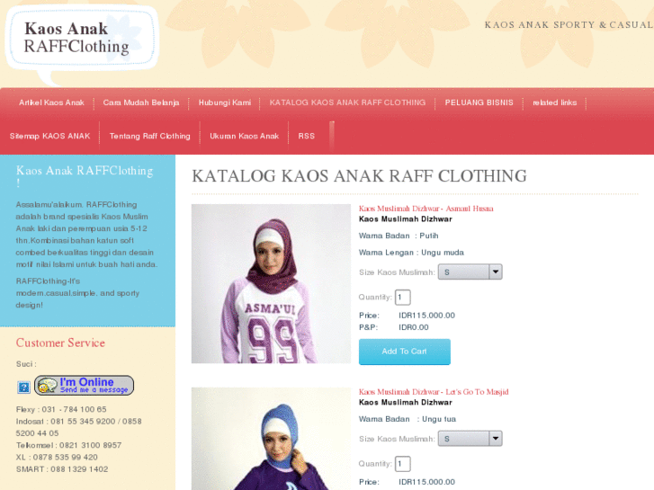 www.kaosanak-raffclothing.com