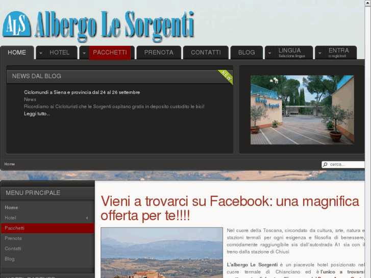 www.albergolesorgenti.it