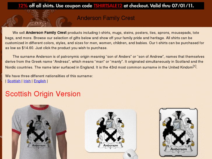 www.andersonfamilycrest.com