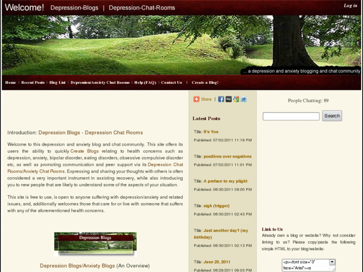 www.depression-blogs-chat-rooms.org