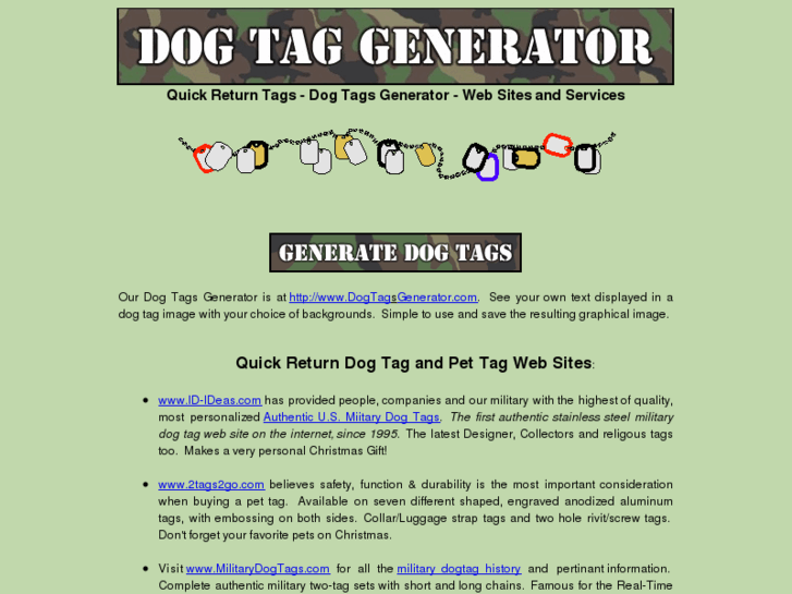 www.dogtaggenerator.com