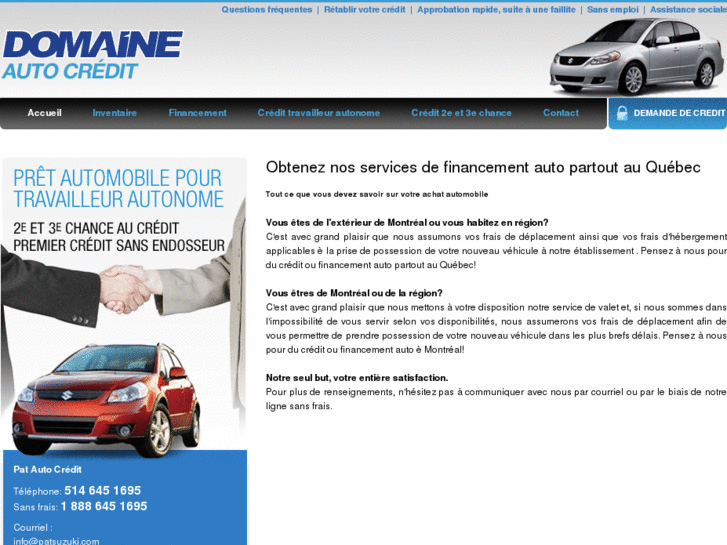 www.domaineautocredit.com