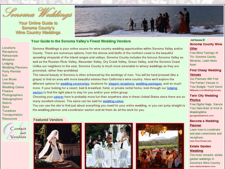 www.sonoma-weddings.com