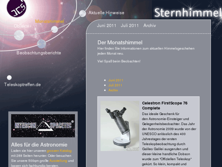 www.sternhimmel.net