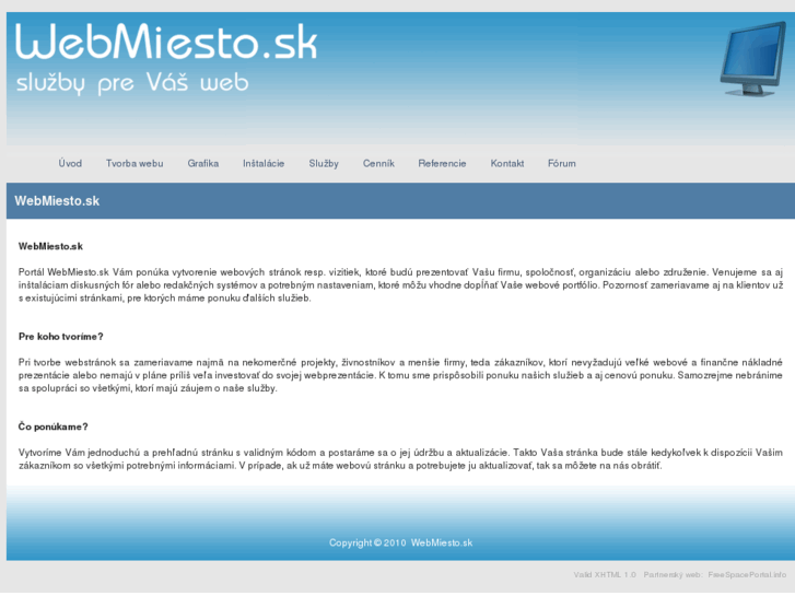 www.webmiesto.sk