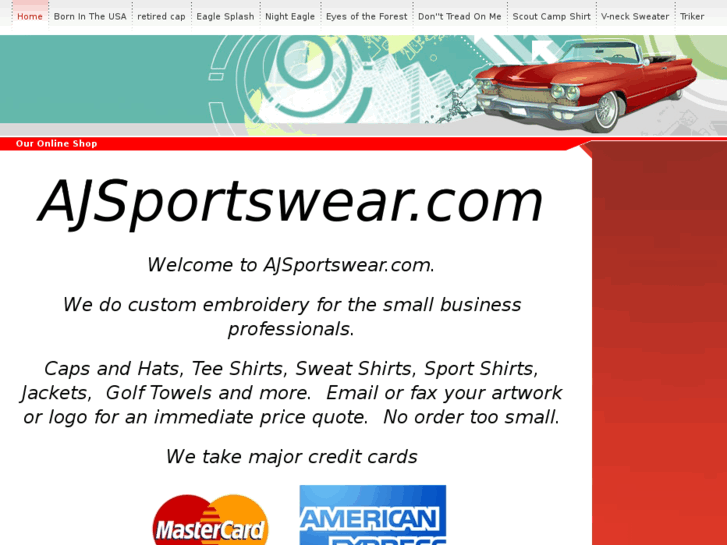 www.ajsportswear.com