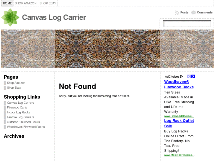 www.canvaslogcarrier.com